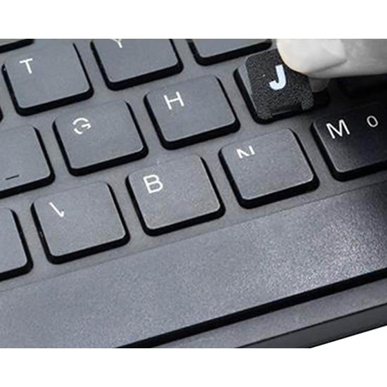 TASTATURKONVERTER AUFKLEBER FÜR PORTUGIESISCHE SPRACHE SCHWARZ