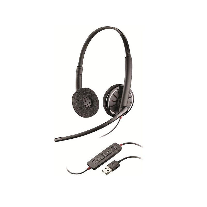 Plantronics Blackwire C320-M, Schwarz, A+