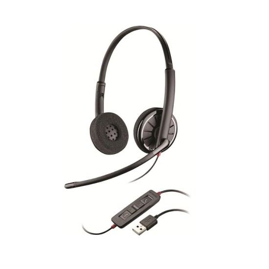 Plantronics Blackwire C320-M, Schwarz, A+