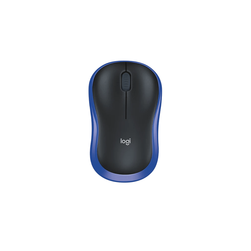 Logitech M185 Wireless Wireless Mouse Blau, Brandneu