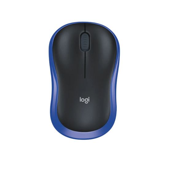 Logitech M185 Wireless Wireless Mouse Blau, Brandneu