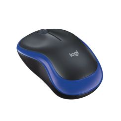 Logitech M185 Wireless Wireless Mouse Blau, Brandneu