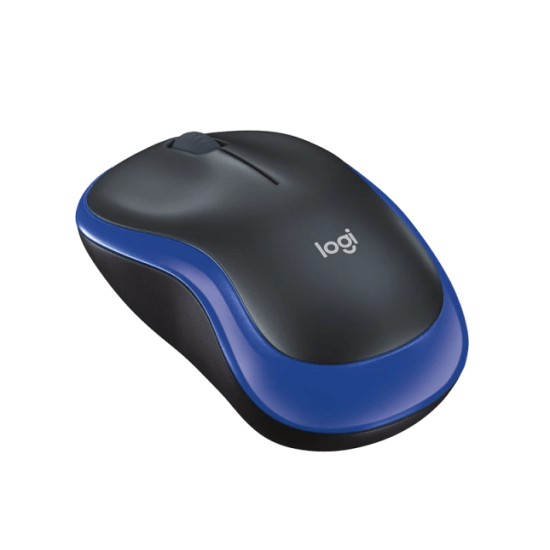 Logitech M185 Wireless Wireless Mouse Blau, Brandneu