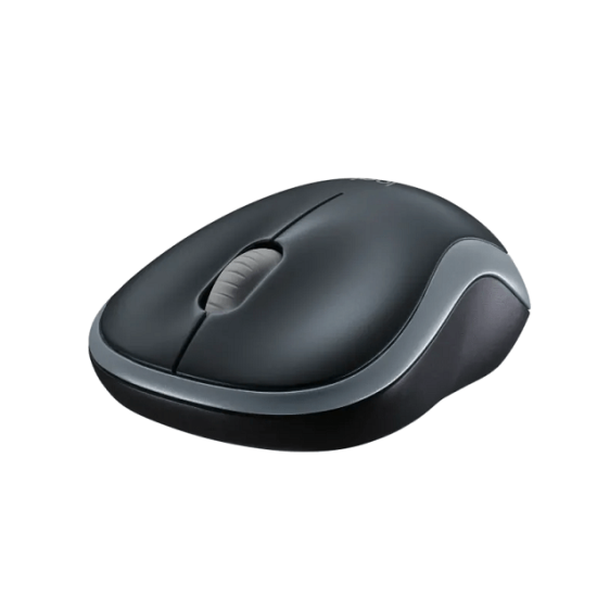 Logitech M185 Wireless Wireless Mouse Schwarz Grau, Neu