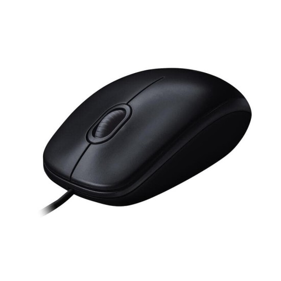 Logitech M90 Maus Schwarz USB Optisch