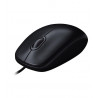 Logitech M90 Wired USB Mouse Schwarz, Brandneu