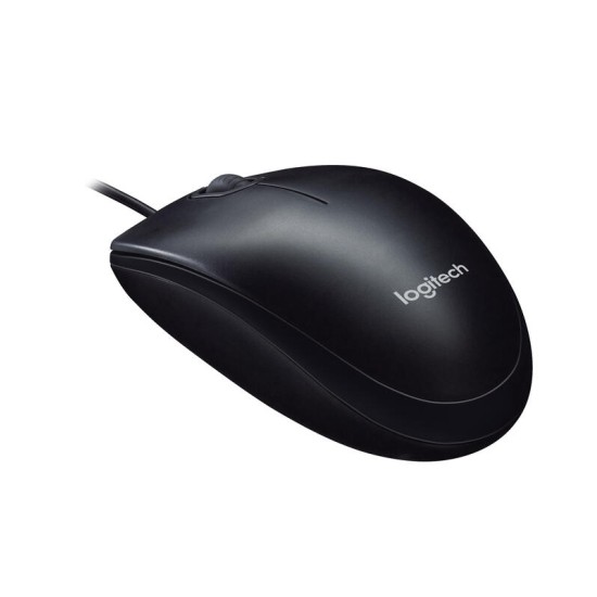 Logitech M90 Maus Schwarz USB Optisch