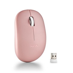 NGS FOG Pro Wireless Optische Maus 1000 DPI, Rosa, Neu