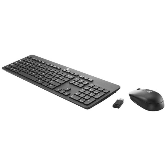 Tastatur + Maus HP Business Slim Wireless Spanish N3R88AA USB, Schwarz, Km0 Originalverpackung