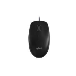 Logitech MK120 Kabelgebundene Tastatur + Maus, Schwarz, Neu