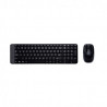 Logitech MK220 Kabellose Tastatur + Maus, Schwarz, Neu
