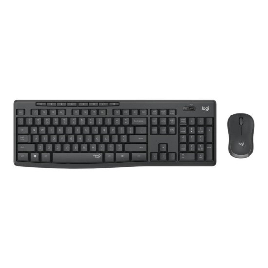 Logitech MK295 Silent Touch Keyboard + Maus, Schwarz, Neu