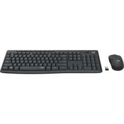 Logitech MK295 Silent Touch Keyboard + Maus, Schwarz, Neu