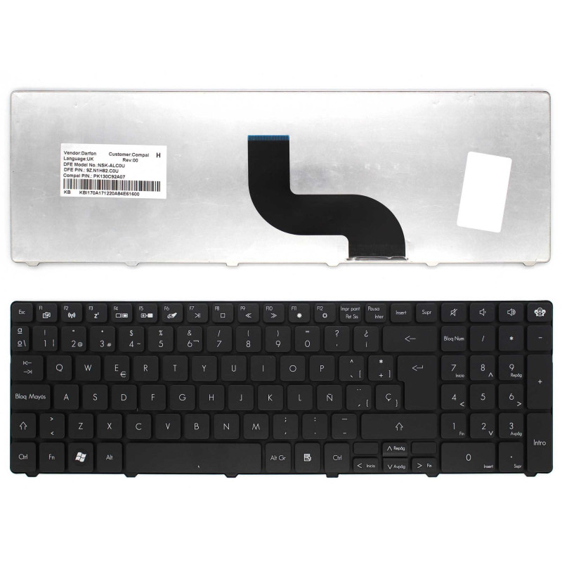PACKARD BELL EASYNOTE TK85 TK11 TM85 TM86 TM87 TM89 TM81 TE11BZ TASTATUR V104730DK2