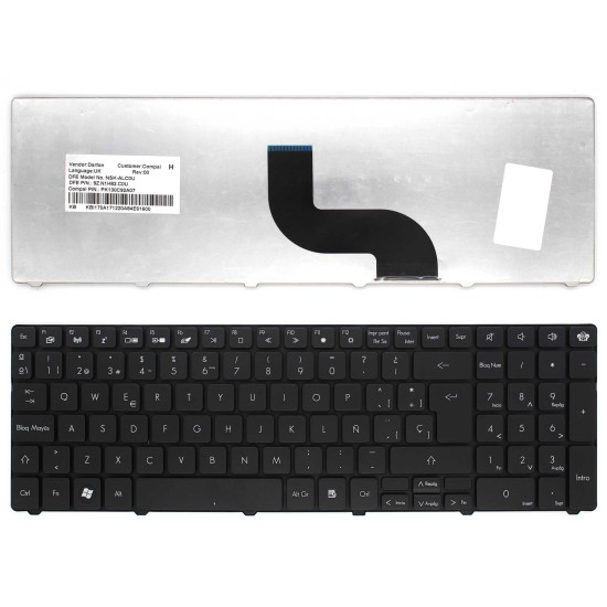 PACKARD BELL EASYNOTE TK85 TK11 TM85 TM86 TM87 TM89 TM81 TE11BZ TASTATUR V104730DK2