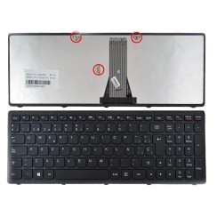 Tastatur für LENOVO G505S Schwarzer Rahmen Schwarz (Win8)