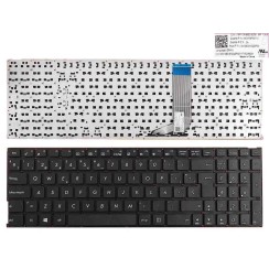 ASUS A556U A556UA A556UB A556UF A556UJ A556UR A556UV A556 X556 SCHWARZE LAPTOP TASTATUR (RAHMENLOS,OHNE FOLIE,WIN8)