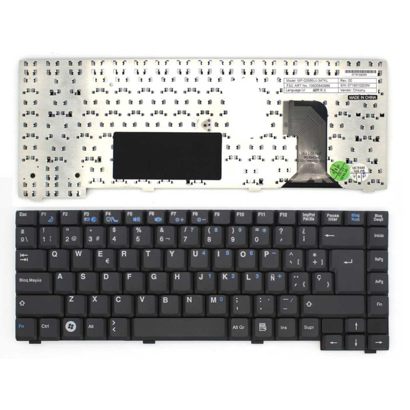 FUJITSU AMILO PI 2550 PI 2530 PI 2540 PI 2550 PI 2550 XI 2428 NOTEBOOK TASTATUR FUJITSU AMILO PI 2550 PI 2530 PI 2540 PI 2550 XI