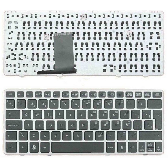 NOTEBOOK-TASTATUR HP ELITEBOOK 2560P 2570P SILBERNER RAHMEN