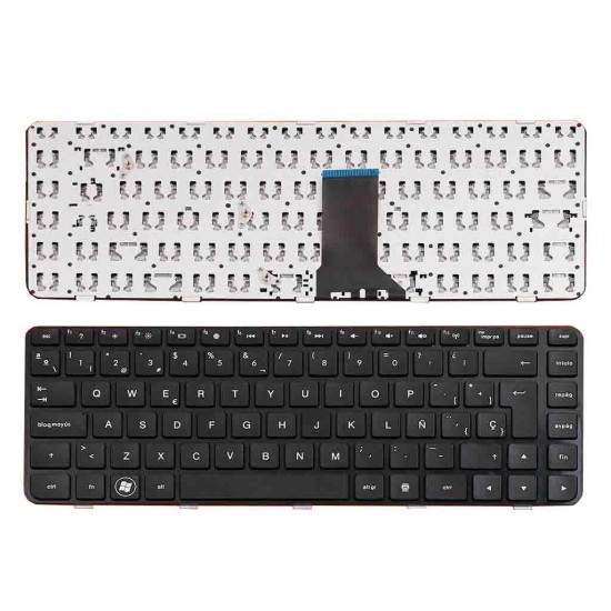 TASTATUR FÜR NOTEBOOK HP PAVILION DM4-1000 DV5-2000 HT1BV 598891-001 9Z.N4FBV.101 6037B0049701 606883-001