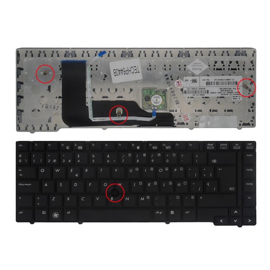 TASTATUR FÜR LAPTOP HP PROBOOK 6440B 6445B 6450B 6455B MIT POINTSTICK 9Z.N2W82.N0S