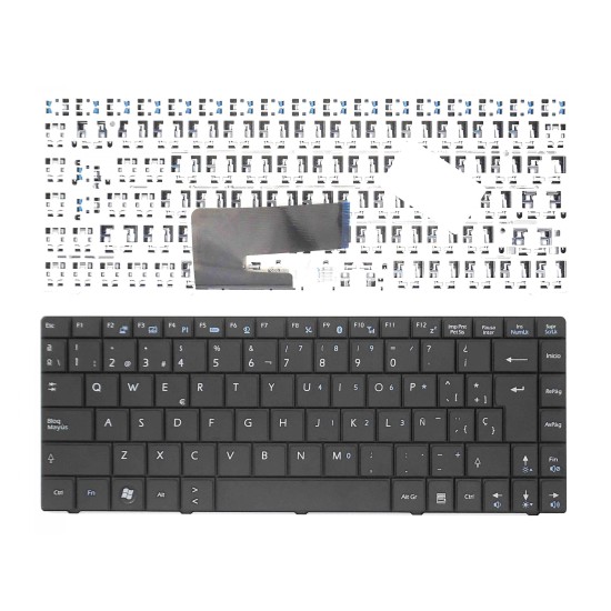 MSI x340 MS-6837D V103522AK1 S1N-1EES2C1-SA0 LAPTOP-TASTATUR MSI x340 MS-6837D V103522AK1 S1N-1EES2C1-SA0