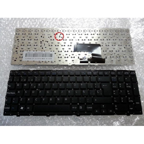 SONY VAIO NOTEBOOK TASTATUR VPC-EH3E0E VPC-EH3Q1E VPC-EH3J1E VPC-EH3C0E SCHWARZ