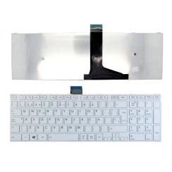 TASTATUR FÜR LAPTOP TOSHIBA C55-A WEISS MIT RAHMEN