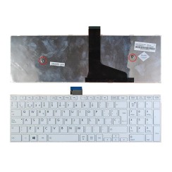 TASTATUR FÜR LAPTOP TOSHIBA C55-A WEISS MIT RAHMEN