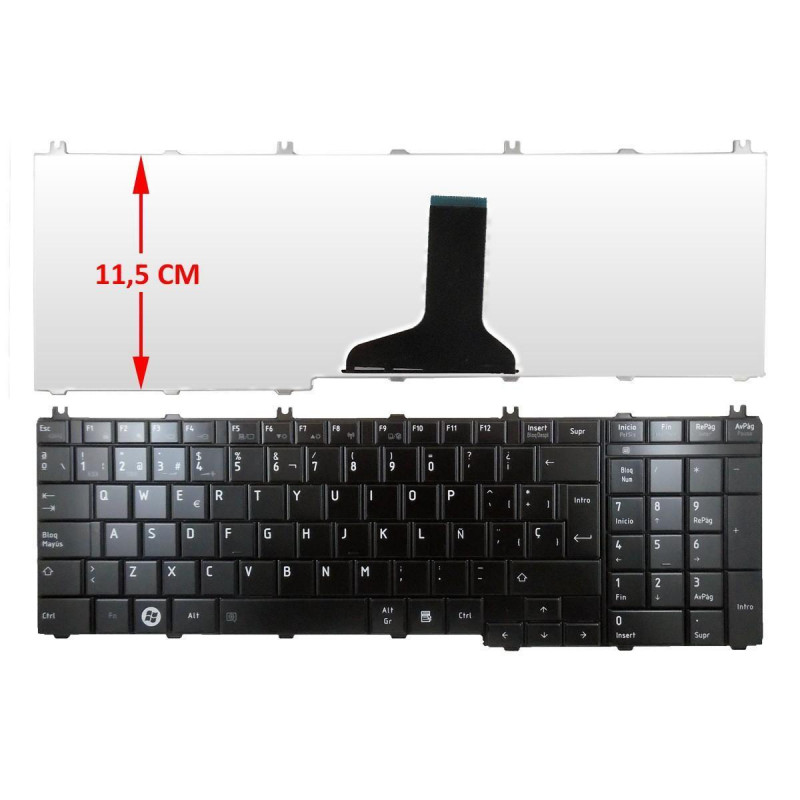 TOSHIBA SATELLIT C650 C660 LAPTOP TASTATUR