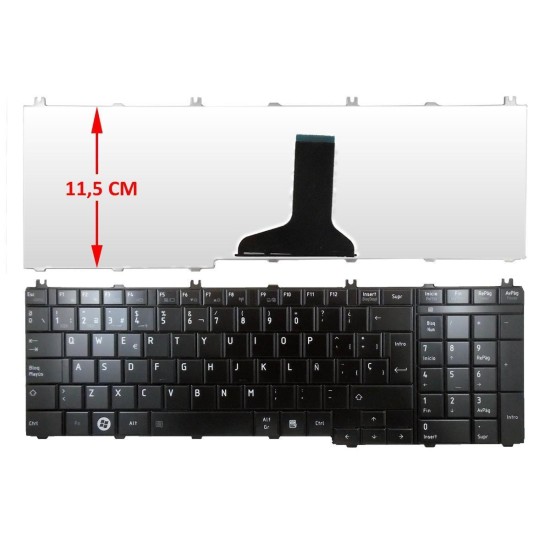 TOSHIBA SATELLIT C650 C660 LAPTOP TASTATUR