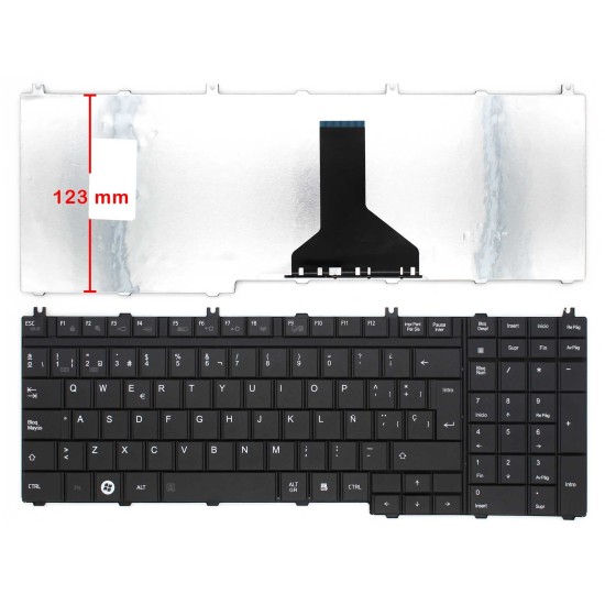 TASTATUR FÜR TOSHIBA SATELLITE L500 L505 L350 P300 LAPTOP