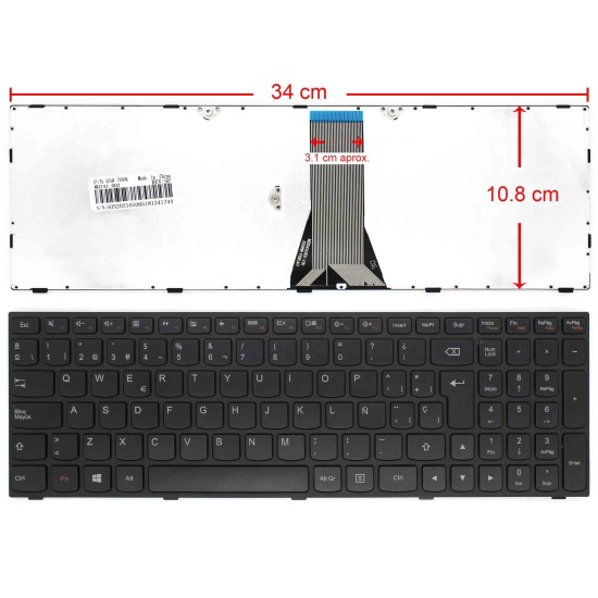 LENOVO IDEAPAD G50-70 Z50-70 G50-70 G50-30 Z50 B50-70 G500S G50-80 LAPTOP TASTATUR