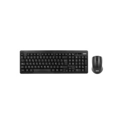 Tastatur und Maus OQO-TR002-W Englisch - Kabellos - Schwarz