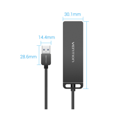 Vention-Hub Multi-USB 3.0 mit 4 Anschlüssen, kompatibel mit Lenovo, Xiaomi und MacBook Pro, Neu