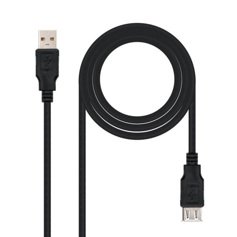 USB 3.0 Kabel USB 3.0 Typ A Stecker-Buchse 1,8M - USB Laden & Daten, Schwarz - 1st Quality, A+
