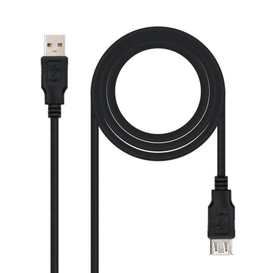 USB 3.0 Kabel USB 3.0 Typ A Stecker-Buchse 1,8M - USB Laden & Daten, Schwarz - 1st Quality, A+