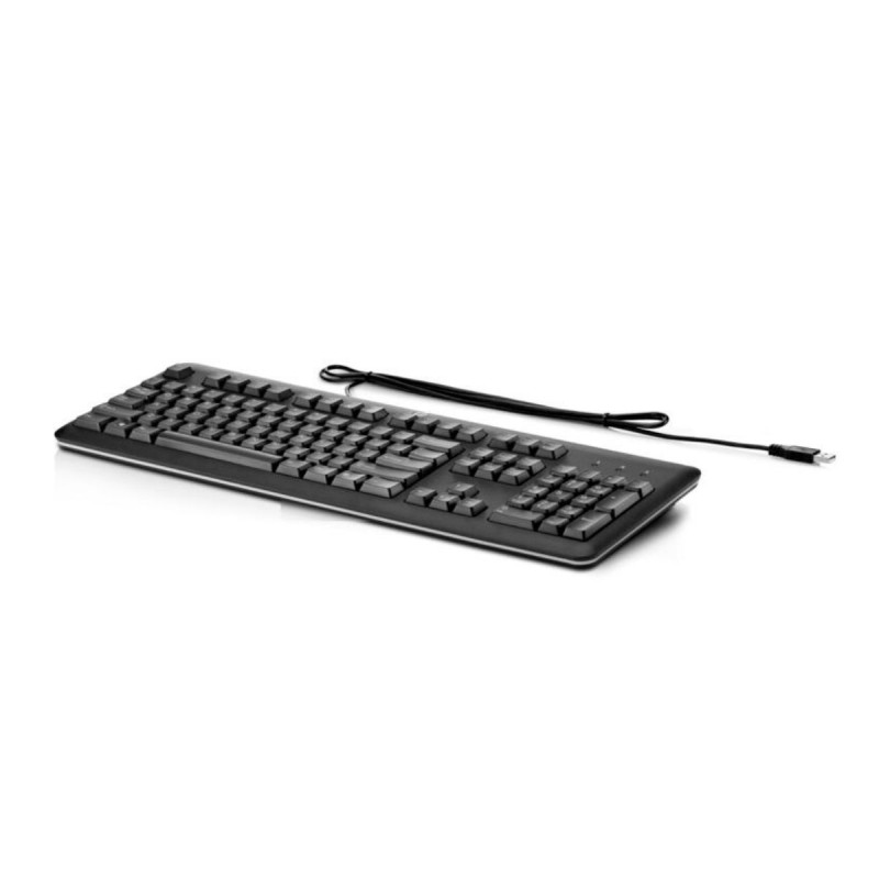 Tastatur HP USB AZERTY Französisch (QY776AA#ABF), Schwarz, Km0 Originalverpackung