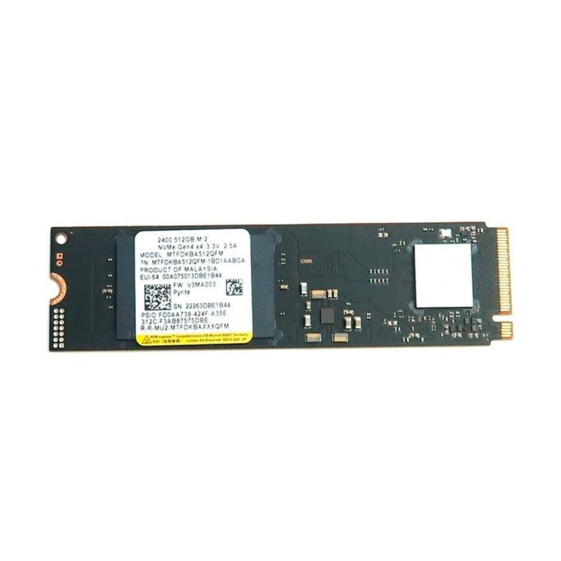 Micron SSD M.2 512GB 2280 (MTFDDAV512TBN), A+