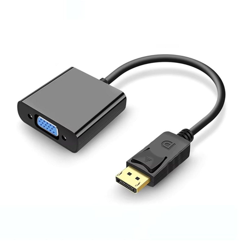 Displayport zu VGA Analoger HD 1080P Adapter DP-VGA Adapter, Neu