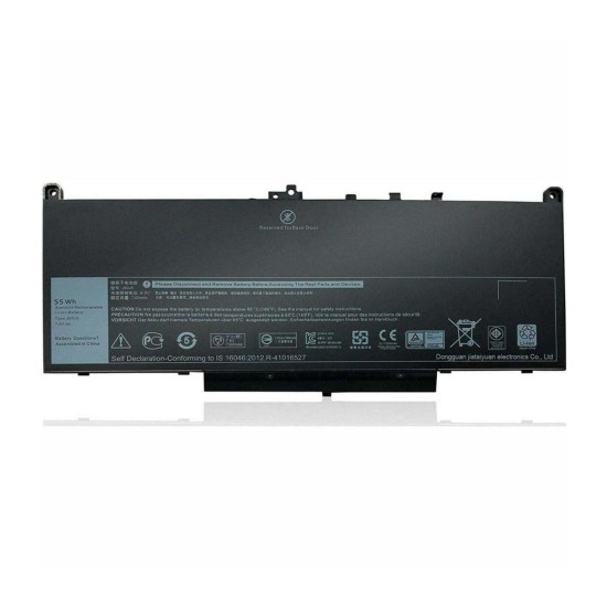 Akku für Dell Latitude E7270, E7470 J60J5 (7200 mAh) 7.6V