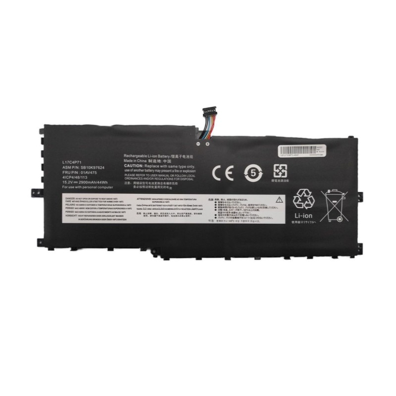 Akku für Lenovo ThinkPad X1 Yoga G3 (2900 mAh) 15.2V