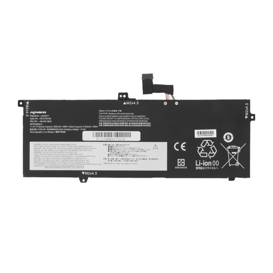 Movano BT/LE-X390 Akku für Lenovo ThinkPad Yoga X390 und X13 - 49Wh