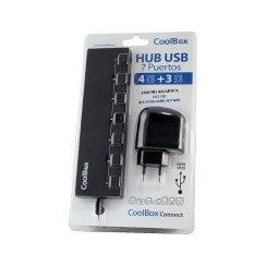 CoolBox USB-Hub 7 Ports | 4x USB 3.0 + 3x USB 2.0