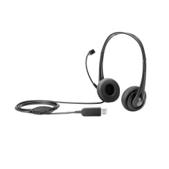 Büro-Headset HP T1A67AA USB-Headset, Schwarz, Km0 Originalverpackung