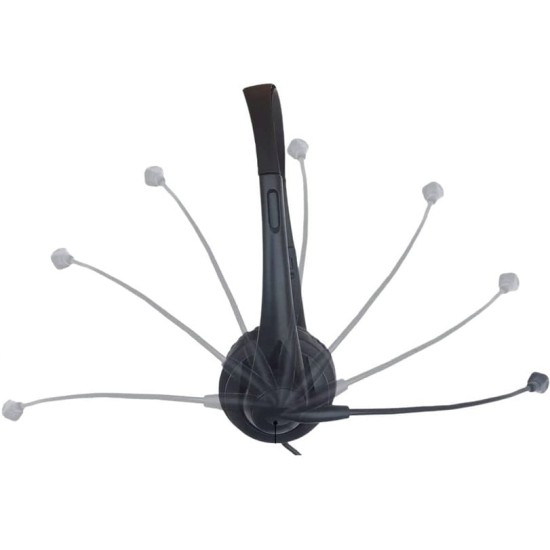 Büro-Headset HP T1A67AA USB-Headset, Schwarz, Km0 Originalverpackung