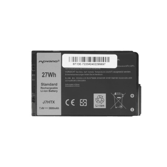 Movano BT/DE-7220 Akku für Dell Latitude Rugged Extreme 7202 und 7212 - 27Wh