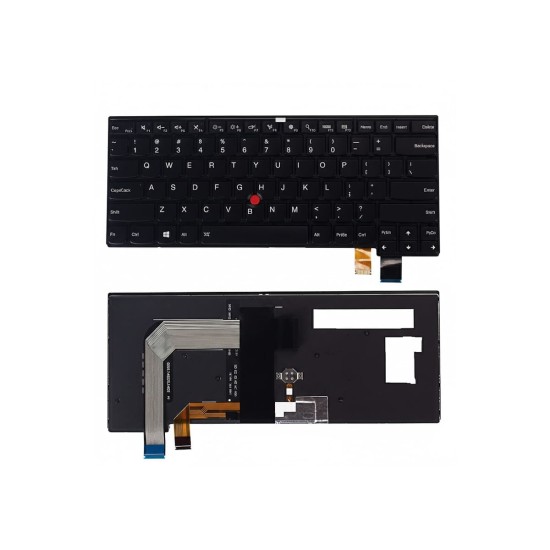 Tastatur Lenovo T460s T470s Englisch ANSI : TrackPoint-kompatibel