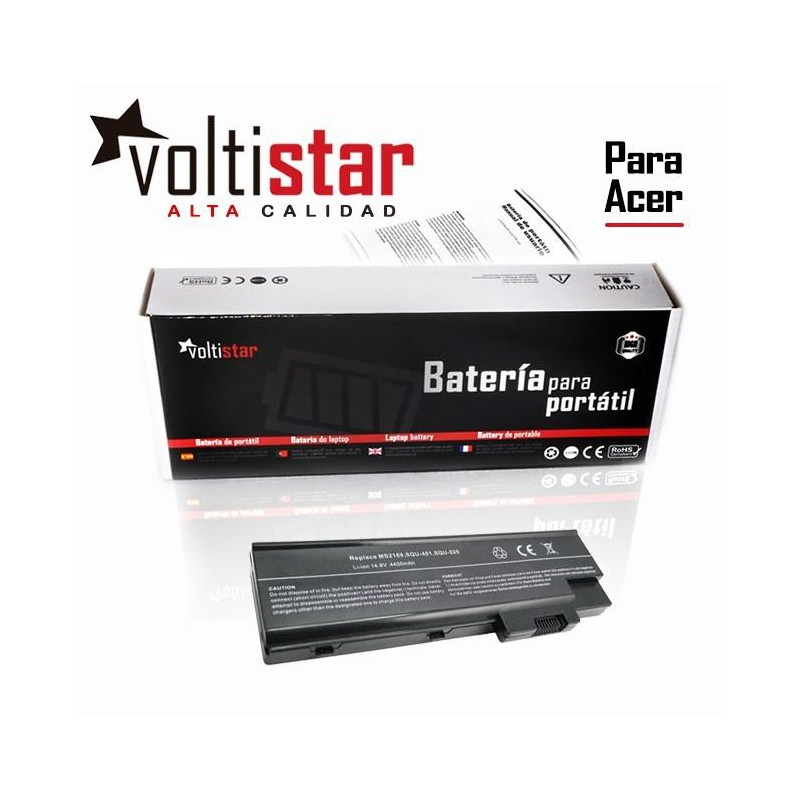 AKKU FÜR ACER BT.T5007.001, BT.T5007.002 4UR18650F-1-QC192 MS2169 SQU-401
