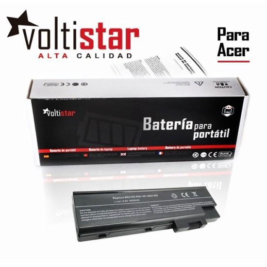 AKKU FÜR ACER BT.T5007.001, BT.T5007.002 4UR18650F-1-QC192 MS2169 SQU-401